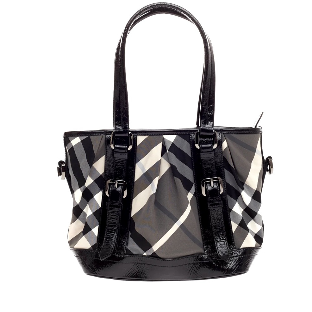 ❌❌SOLD❌❌Burberry Lowry Convertible Tote Beat Check Nylon - Picture 1 of 11